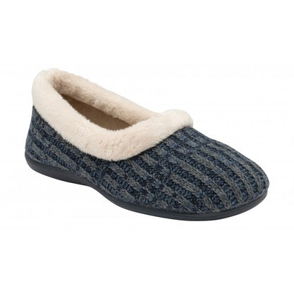  Blue Dolores Full Shoe Slippers | Lotus
