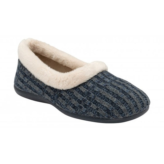  Blue Dolores Full Shoe Slippers | Lotus
