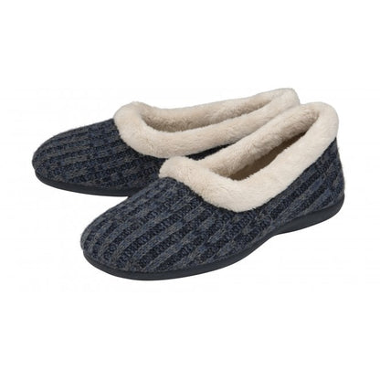  Blue Dolores Full Shoe Slippers | Lotus