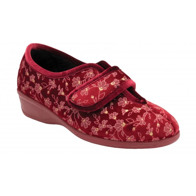  Bordo Wilma Strap Fastener Full Shoe Slippers | Lotus 