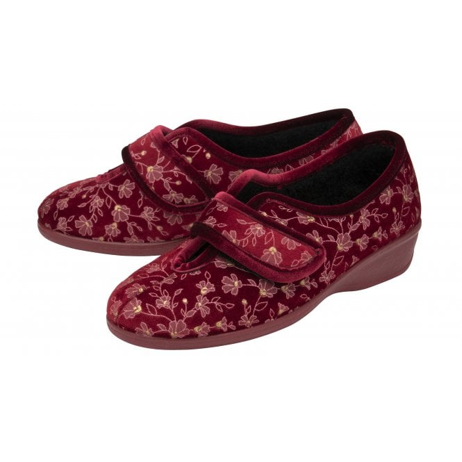  Bordo Wilma Strap Fastener Full Shoe Slippers | Lotus 