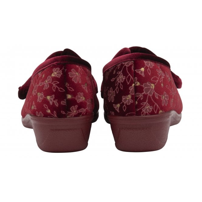  Bordo Wilma Strap Fastener Full Shoe Slippers | Lotus 