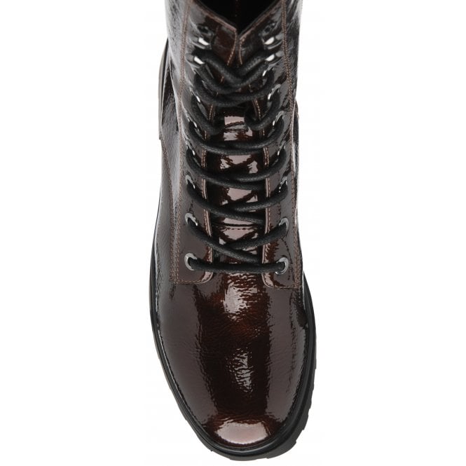  Bronze Patent Delaney Mid-Calf Boots | Lotus