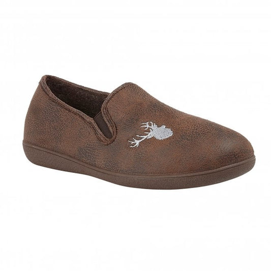  Brown Claude Full Shoe Slippers | Lotus