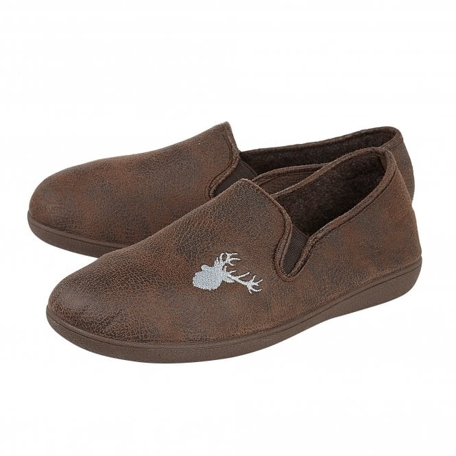  Brown Claude Full Shoe Slippers | Lotus
