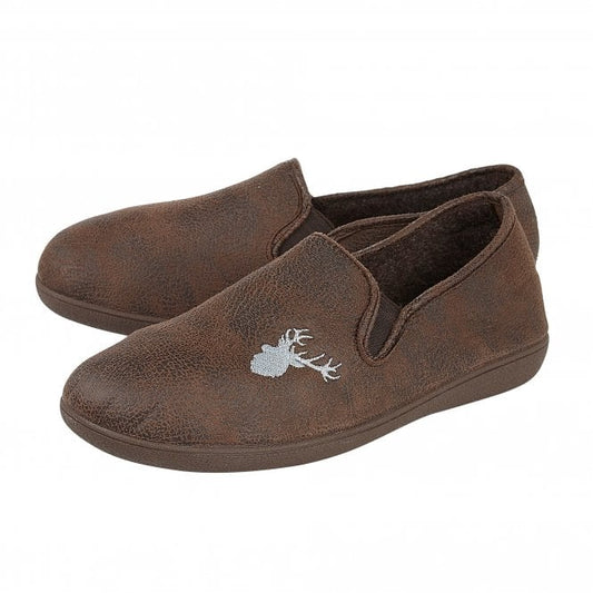  Brown Claude Full Shoe Slippers | Lotus