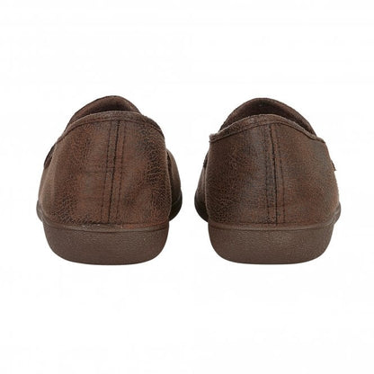  Brown Claude Full Shoe Slippers | Lotus