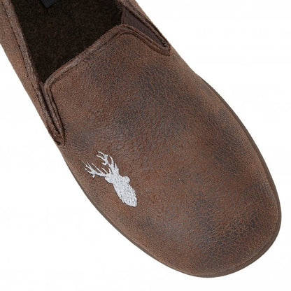  Brown Claude Full Shoe Slippers | Lotus