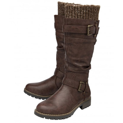  Brown Juniper Knee High Boots | Lotus