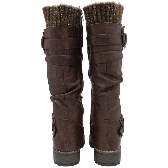  Brown Juniper Knee High Boots | Lotus