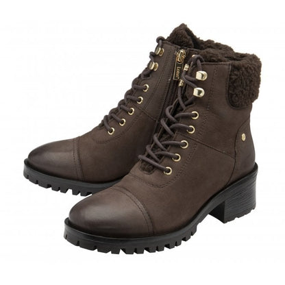  Brown Leather Juliet Ankle Boots | Lotus