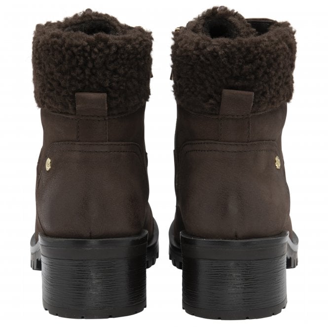  Brown Leather Juliet Ankle Boots | Lotus