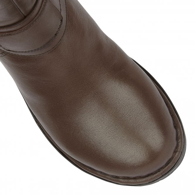  Brown Leather Matterhorn Ankle Boots | Lotus