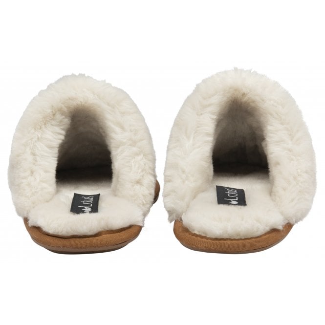  Chestnut Suede Eldora Mule Slippers | Lotus
