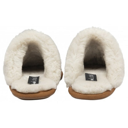  Chestnut Suede Eldora Mule Slippers | Lotus