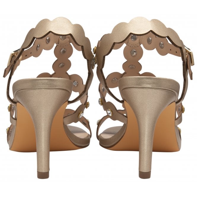  Gold Inaya Open-Toe Sandals | Lotus