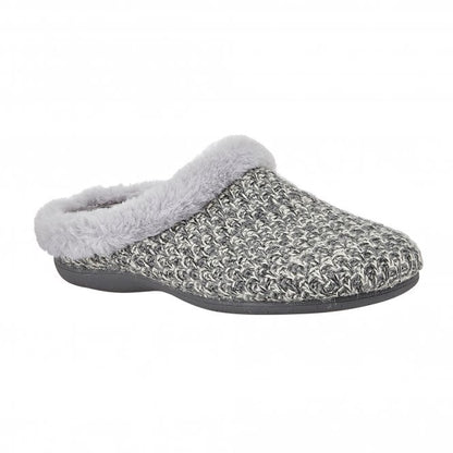  Grey Ada Textile Slippers | Lotus