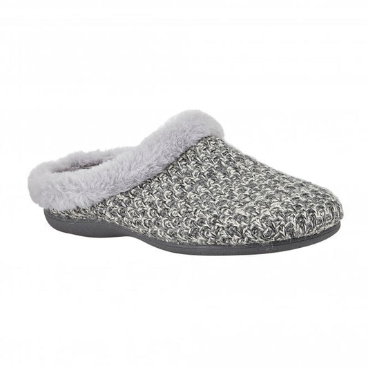  Grey Ada Textile Slippers | Lotus