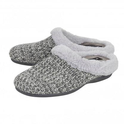  Grey Ada Textile Slippers | Lotus
