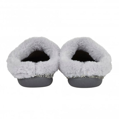  Grey Ada Textile Slippers | Lotus
