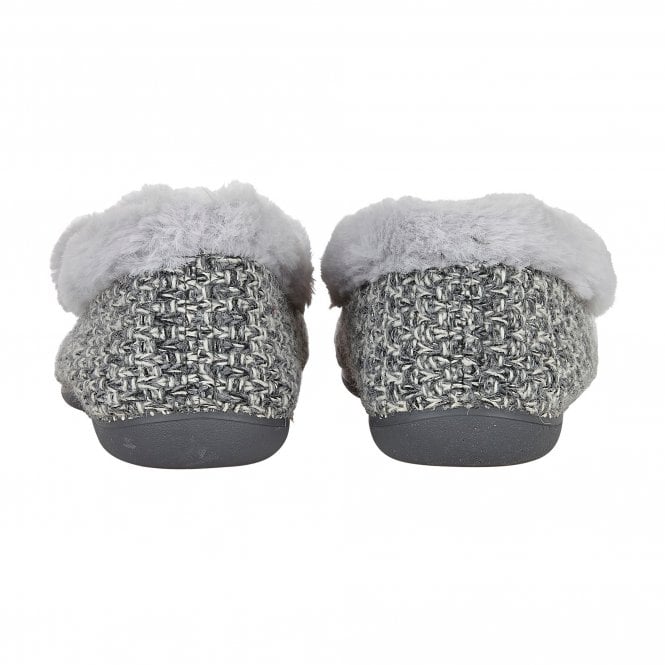  Grey Alice Textile Slippers | Lotus
