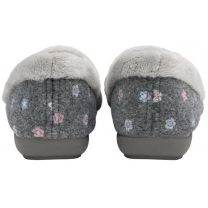  Grey Kylie Full Shoe Slippers | Lotus