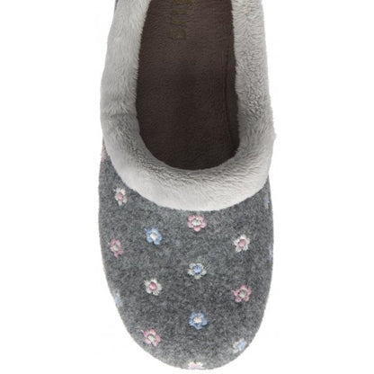  Grey Kylie Full Shoe Slippers | Lotus