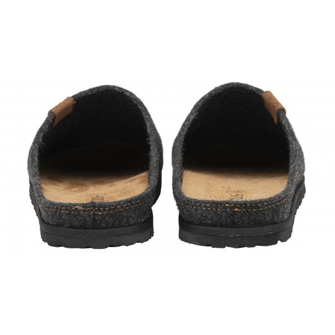  Grey Textile Sidney Mule Slippers | Lotus