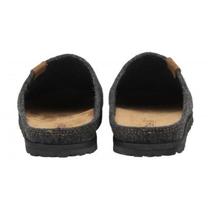  Grey Textile Sidney Mule Slippers | Lotus