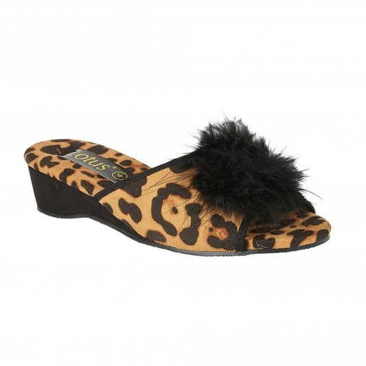  Leopard-Print Allure Slippers | Lotus