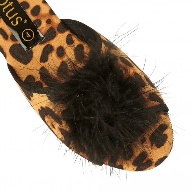  Leopard-Print Allure Slippers | Lotus