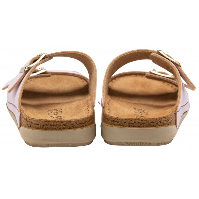  Lilac Cortona Open-Toe Mule Sandals | Lotus