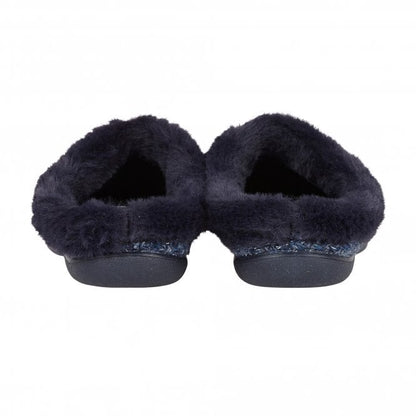  Navy Ada Textile Slippers | Lotus