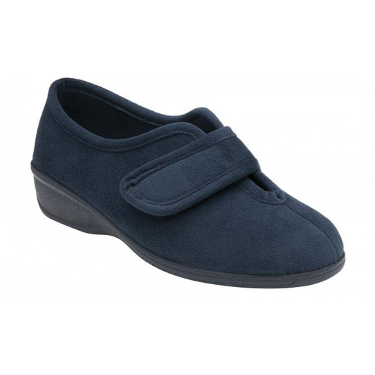  Navy Winnie Full Shoe Slippers | Lotus 