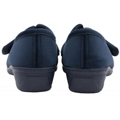  Navy Winnie Full Shoe Slippers | Lotus 