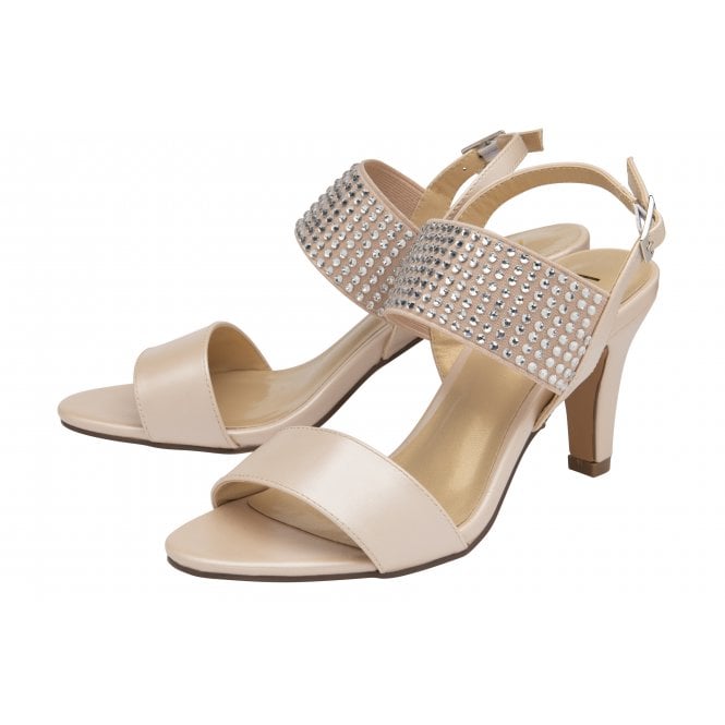  Oyster Pearl Aurora Heeled Sandals | Lotus