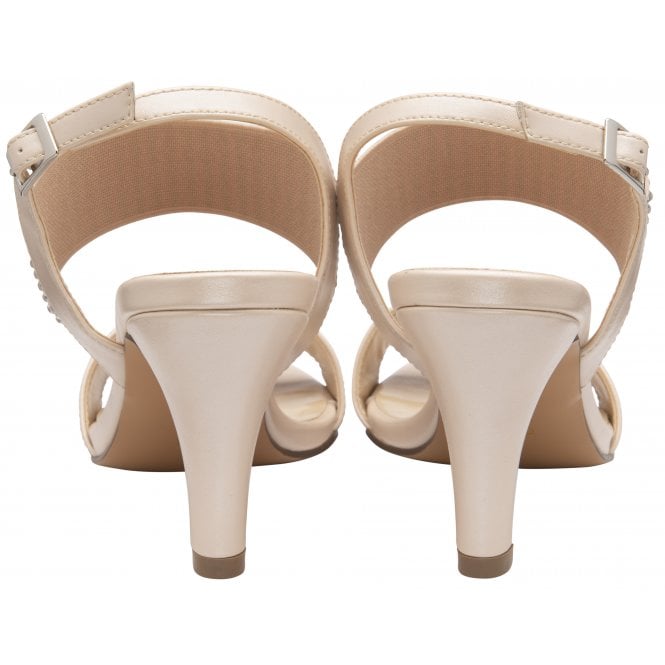  Oyster Pearl Aurora Heeled Sandals | Lotus