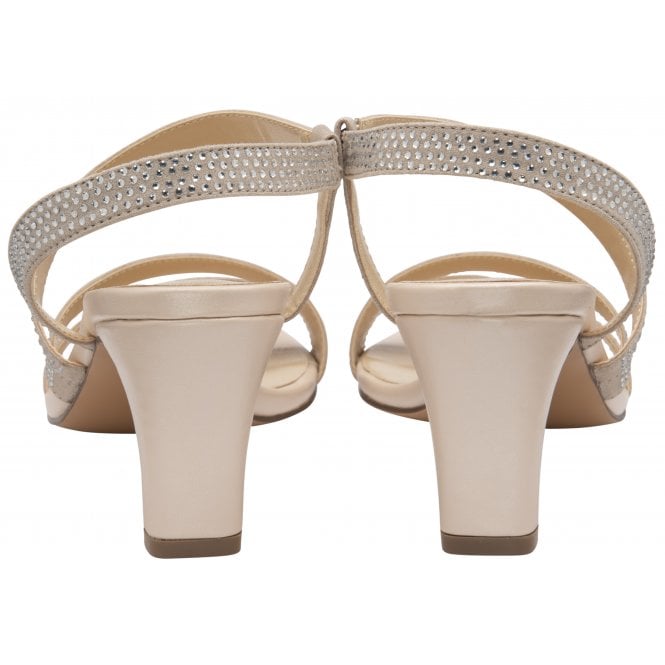 Oyster Pearl Bernadette Open-Toe Sandals | Lotus