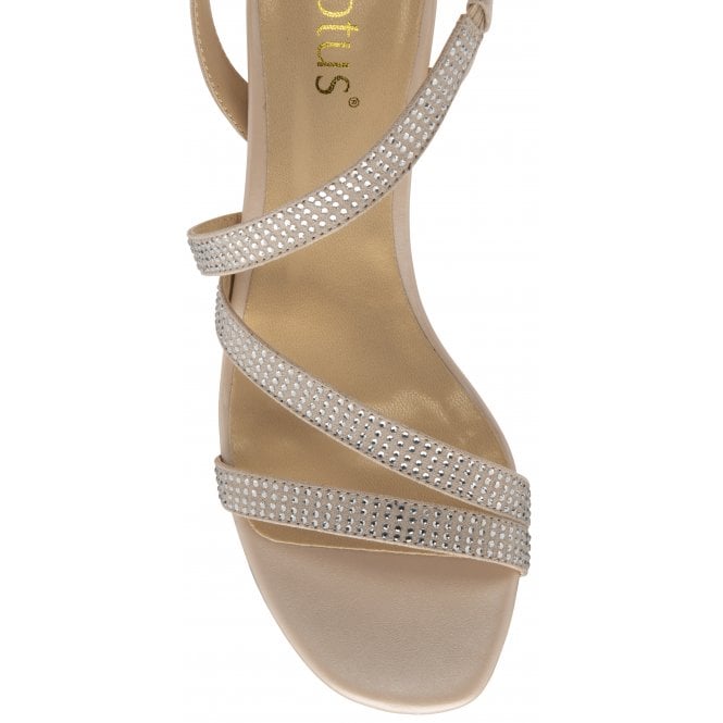  Oyster Pearl Bernadette Open-Toe Sandals | Lotus