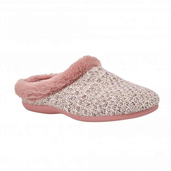  Pink Ada Textile Slippers | Lotus