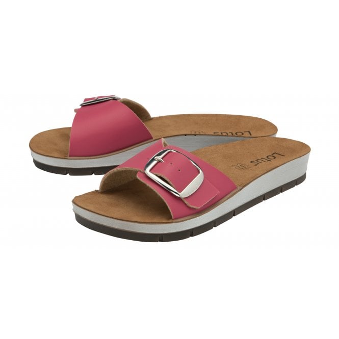  Pink Dasha Open-Toe Mule Sandals | Lotus