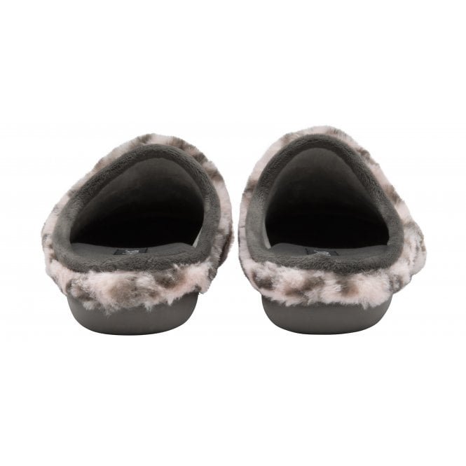  Pink Leopard-Print Cara Mule Slippers | Lotus