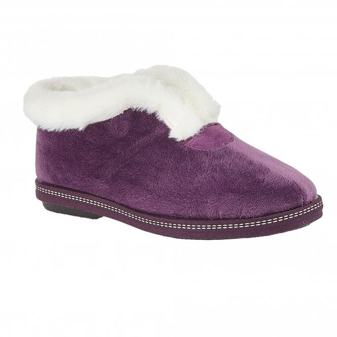  Purple Grace Textile Slippers | Lotus