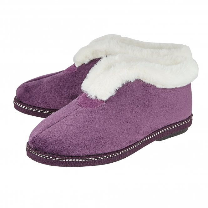  Purple Grace Textile Slippers | Lotus