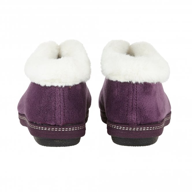  Purple Grace Textile Slippers | Lotus