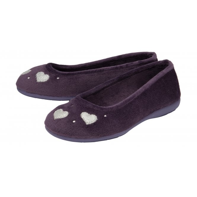  Purple Lois Ballerina Slippers | Lotus