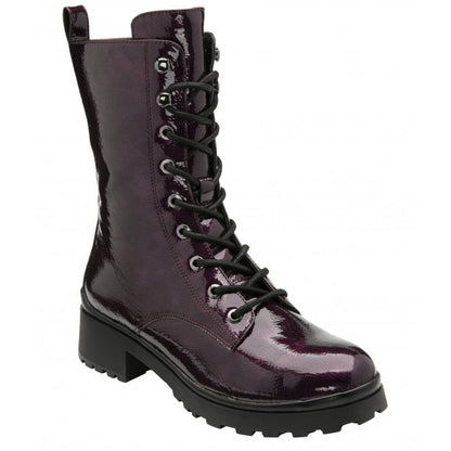  Purple Patent Delaney Mid-Calf Boots | Lotus