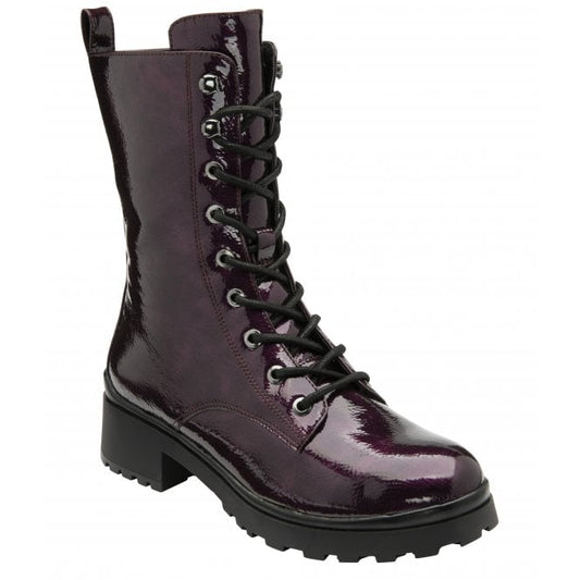  Purple Patent Delaney Mid-Calf Boots | Lotus