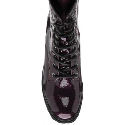  Purple Patent Delaney Mid-Calf Boots | Lotus