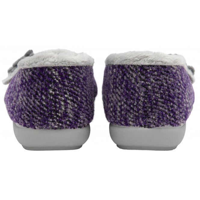  Purple Textile Shauna Ballerina Slippers | Lotus